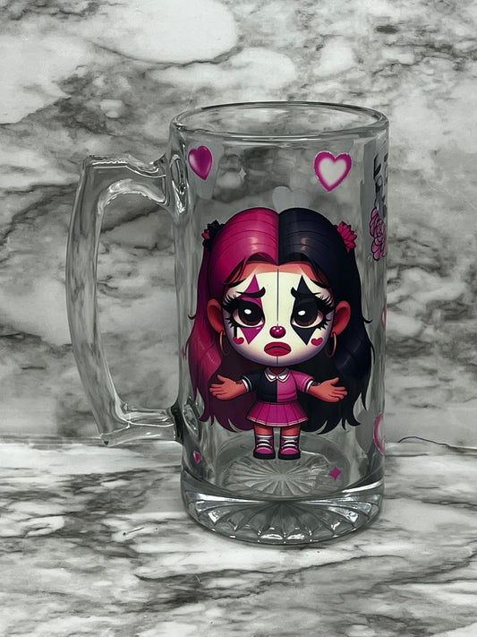 Sad Girl Beer Mug