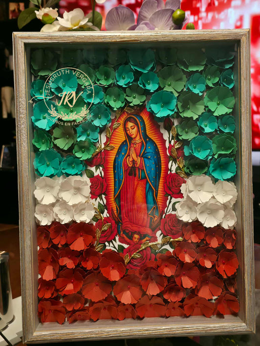 Caja virgen de Guadalupe
