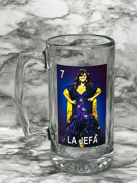 La Jefa Beer Mug
