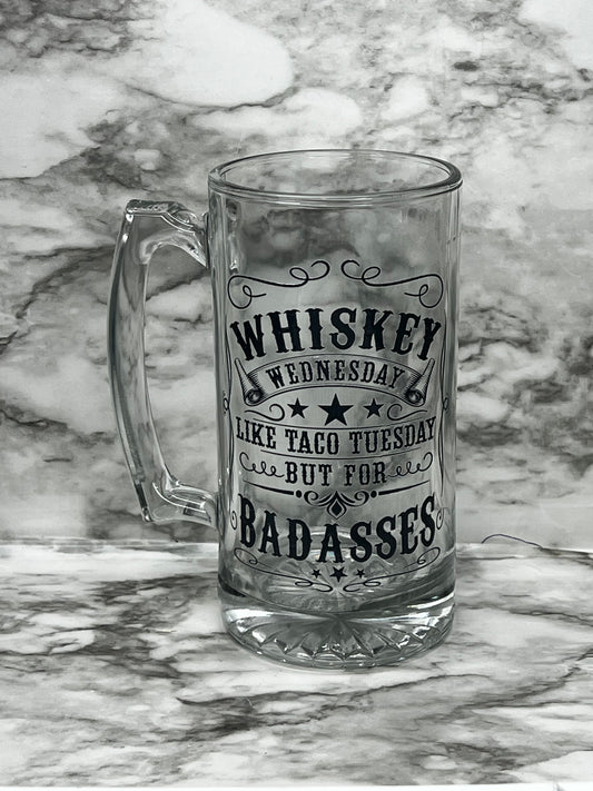 Whiskey Wednesday Beer Mug