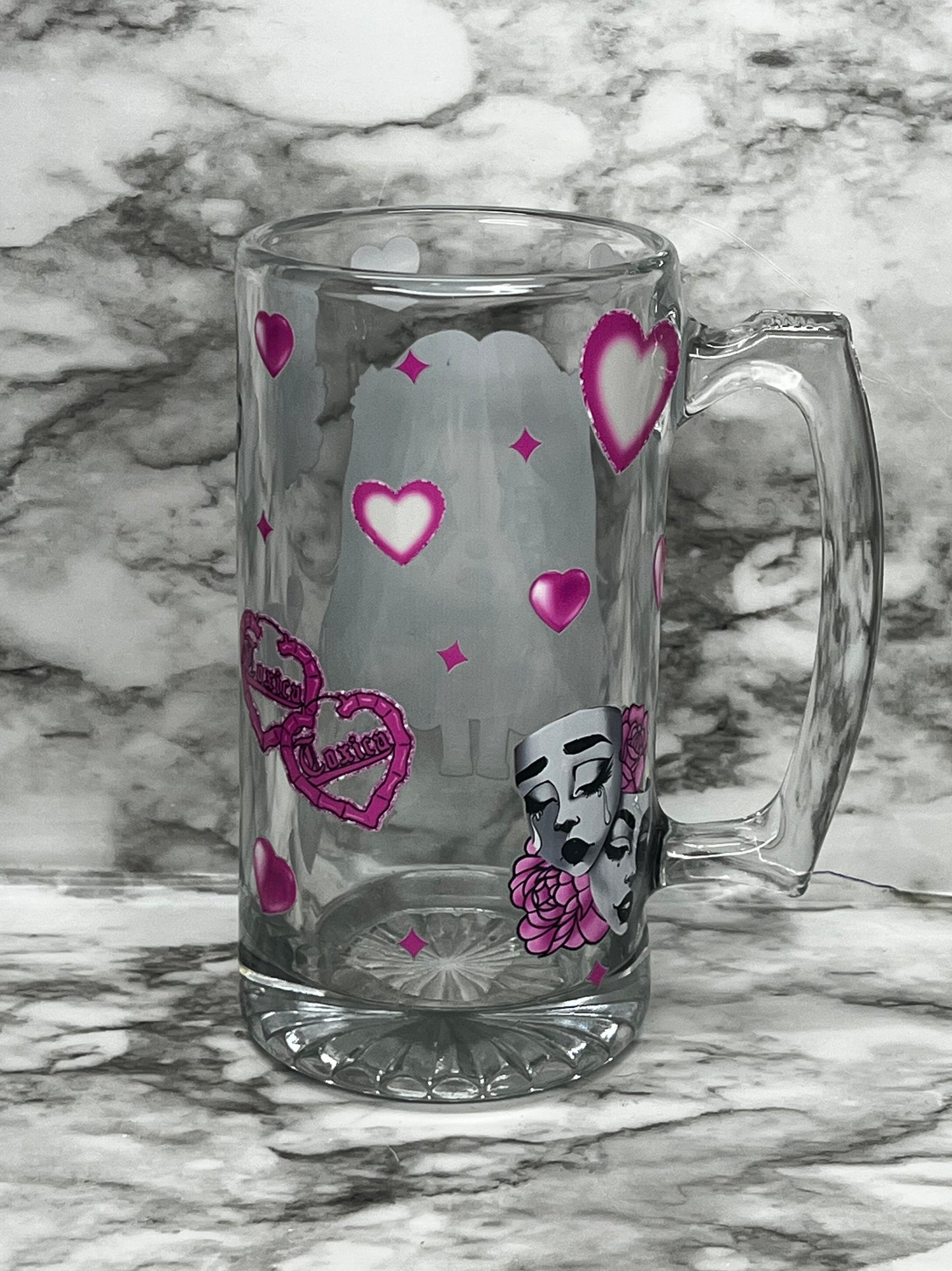 Sad Girl Beer Mug