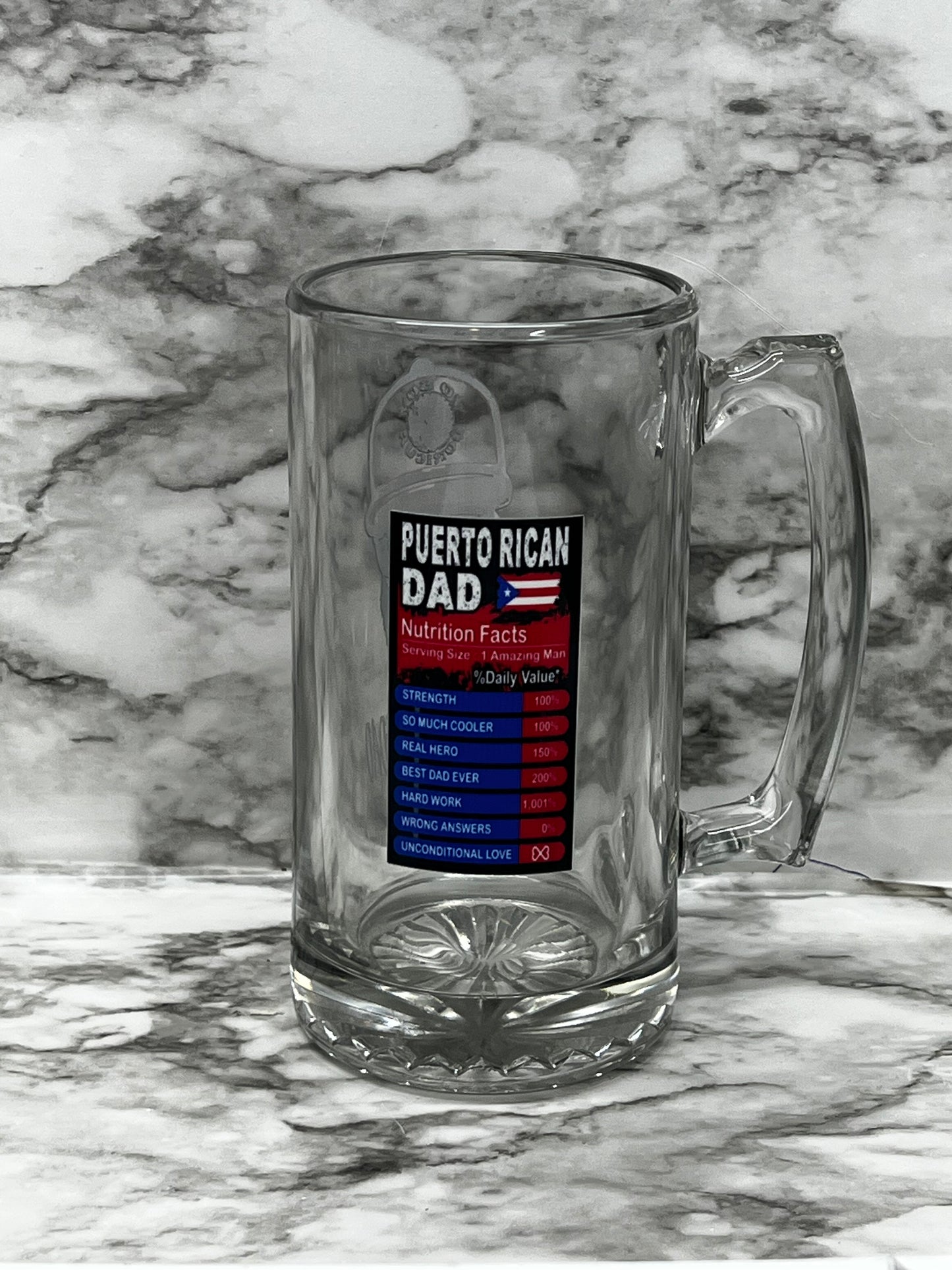 Puerto Rican Dad Beer Mug