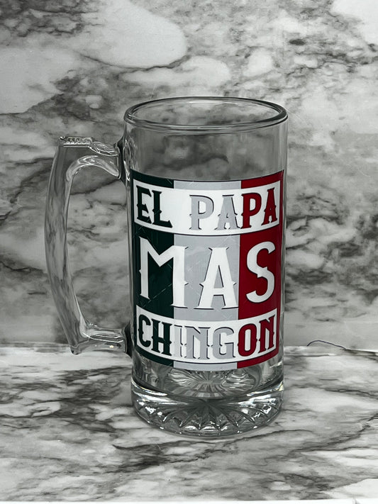 El Papa Mas Chingon Beer Mug