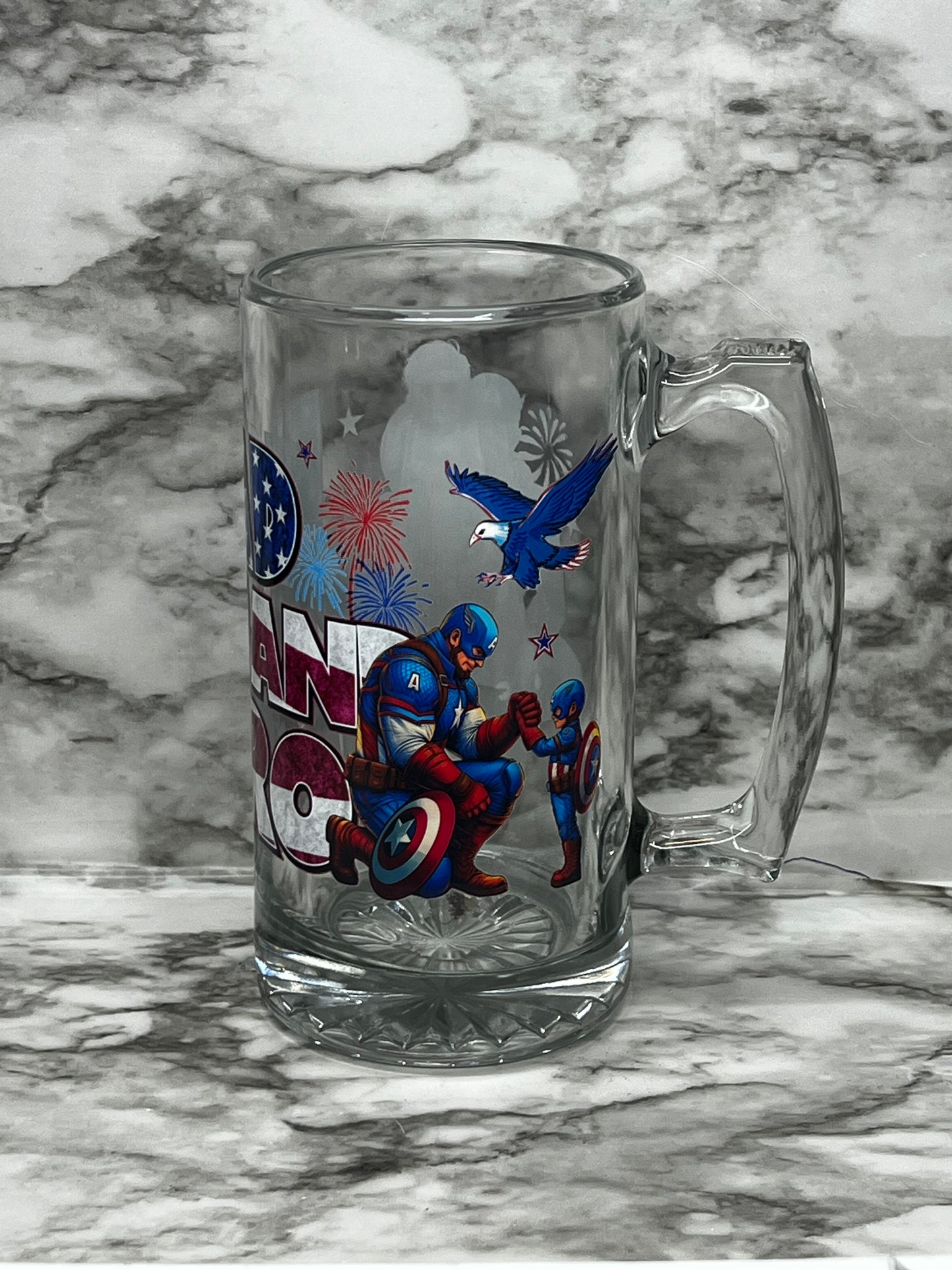 Dad, Husband, Hero Beer Mug