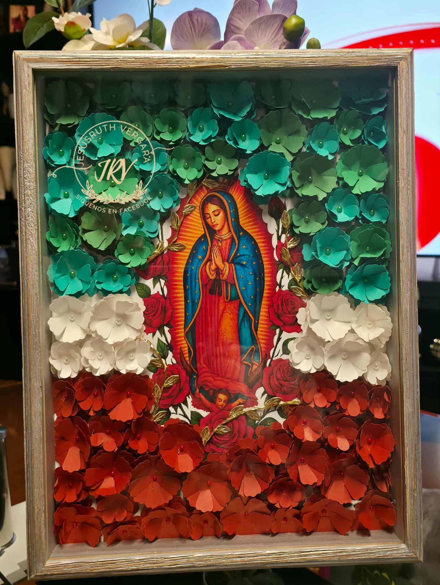 Caja virgen de Guadalupe