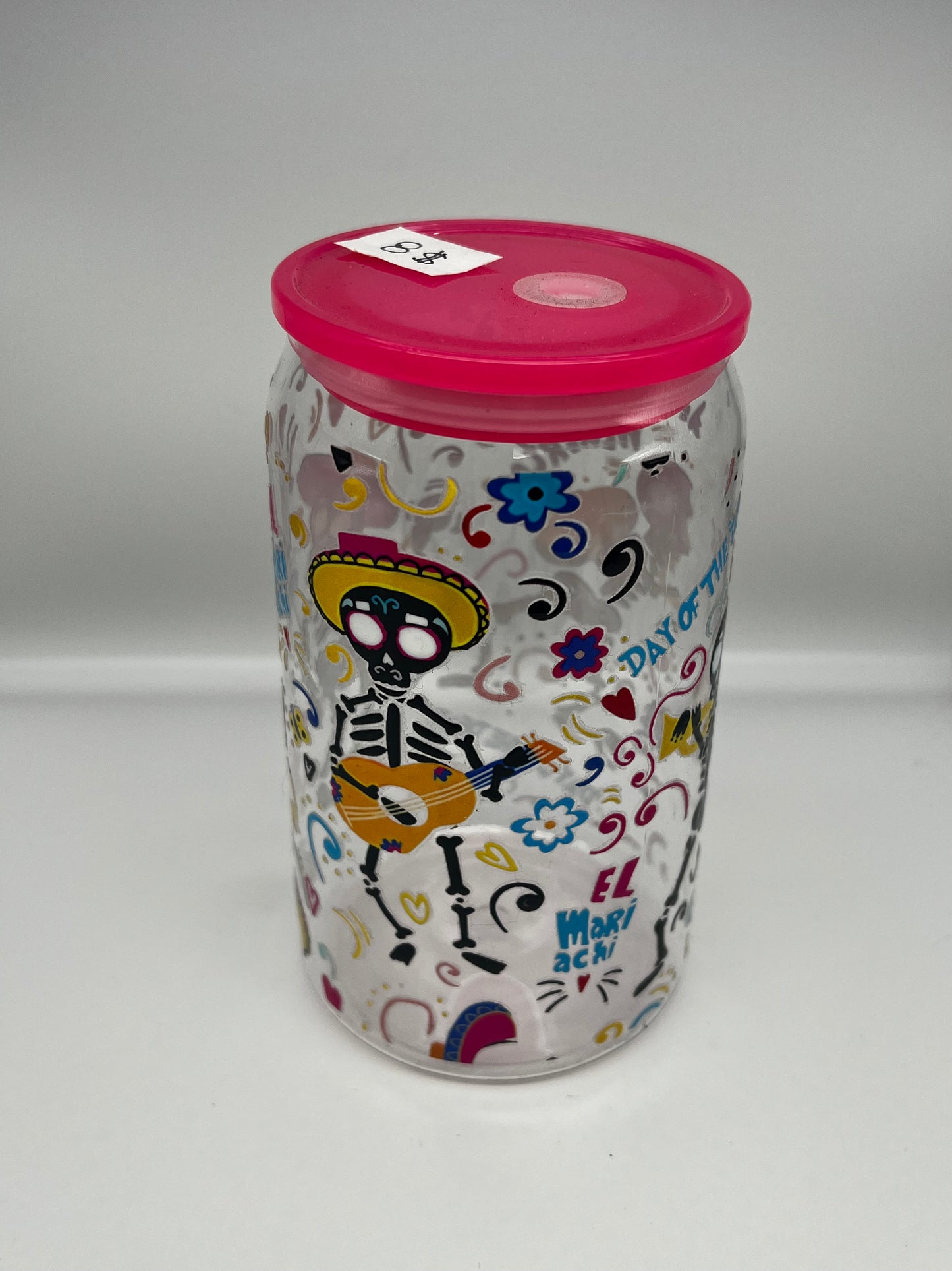 Dia de muertos 16oz Plastic Cup