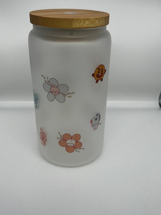 BT 21 16oz Glass Cup