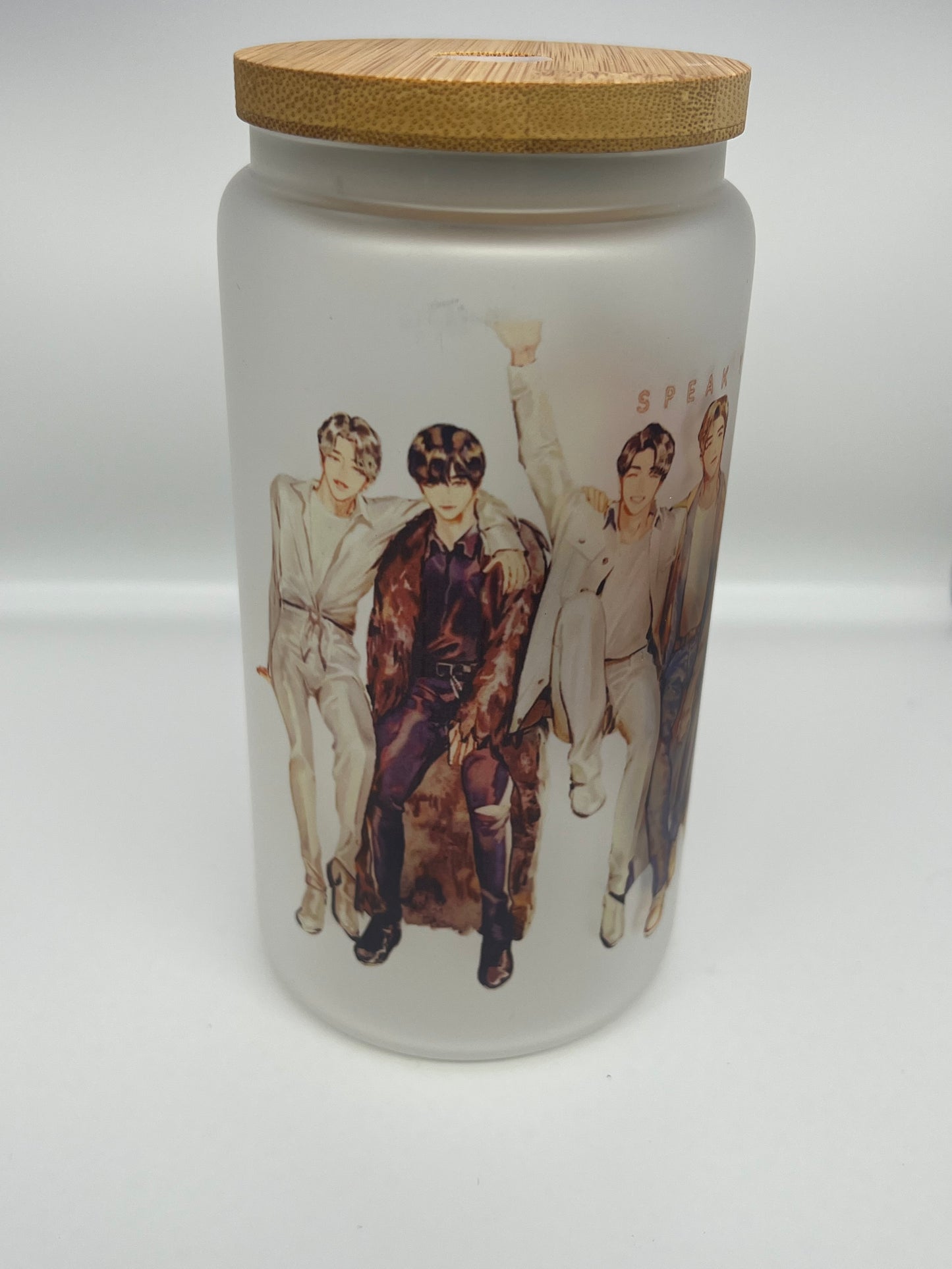 BTS 16oz Glass Cup