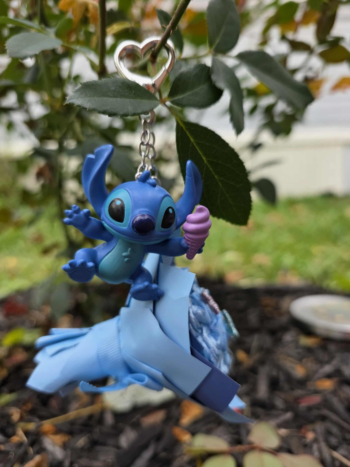 Blue Bouquet Keychain
